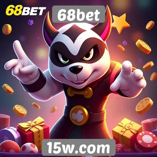 Variedade de jogos disponíveis na 68bet